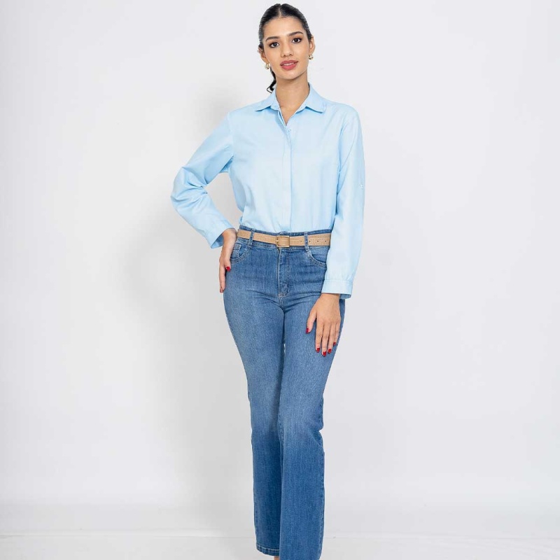 Pantalon Bootcut Jeans Cod.1250033