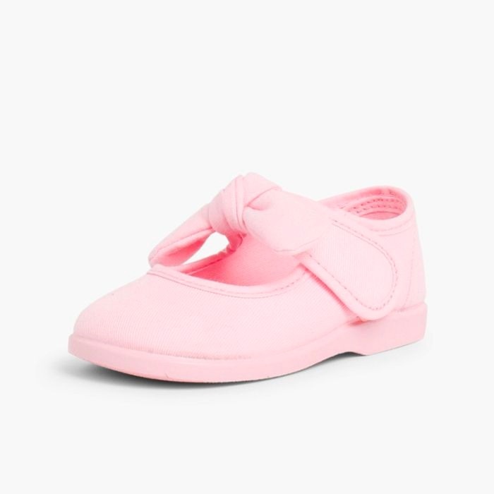 mercedita lona velcro angelito rosa