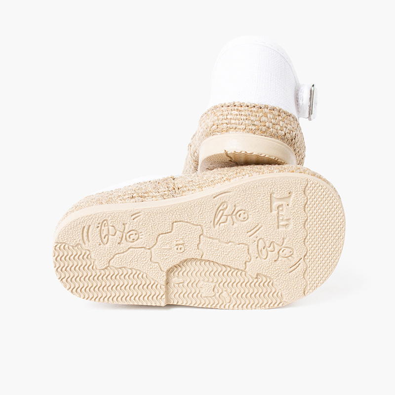 pepito bebe lino yute hebilla blanco