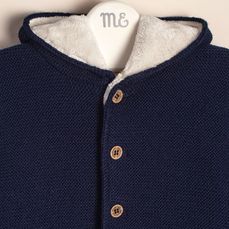 campera santa clara pielcita azul