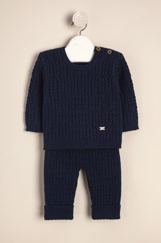 conjunto con trenzas braids azul