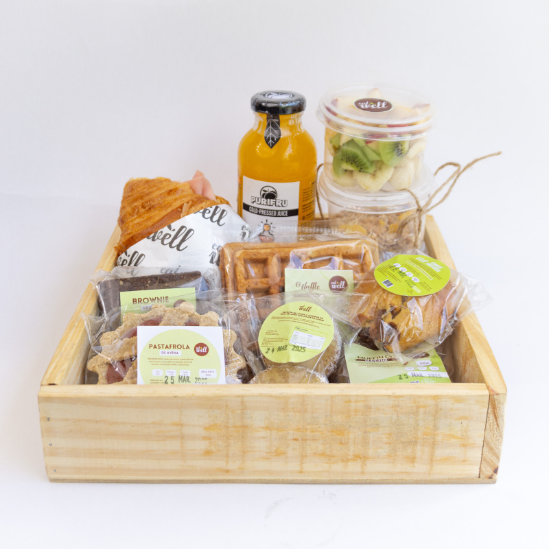 Canasta de desayuno FIT Y SALUDABLE