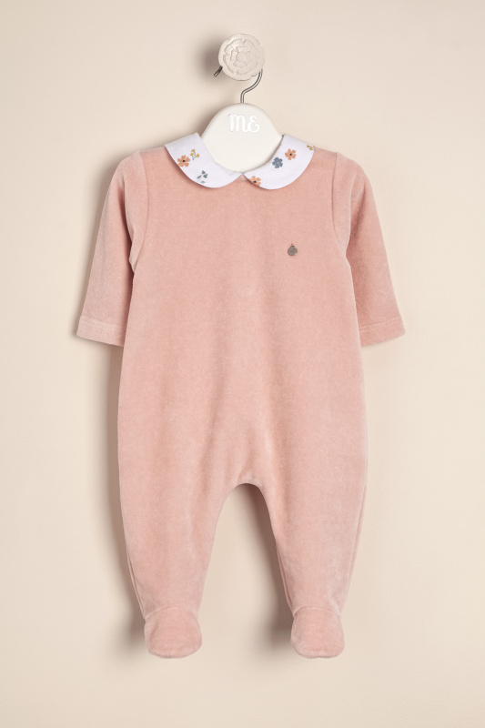 enterito de plush cuello petit rosa