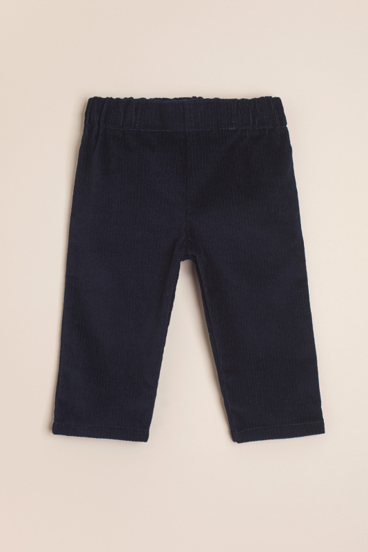 pantalon bebe corderoy azul