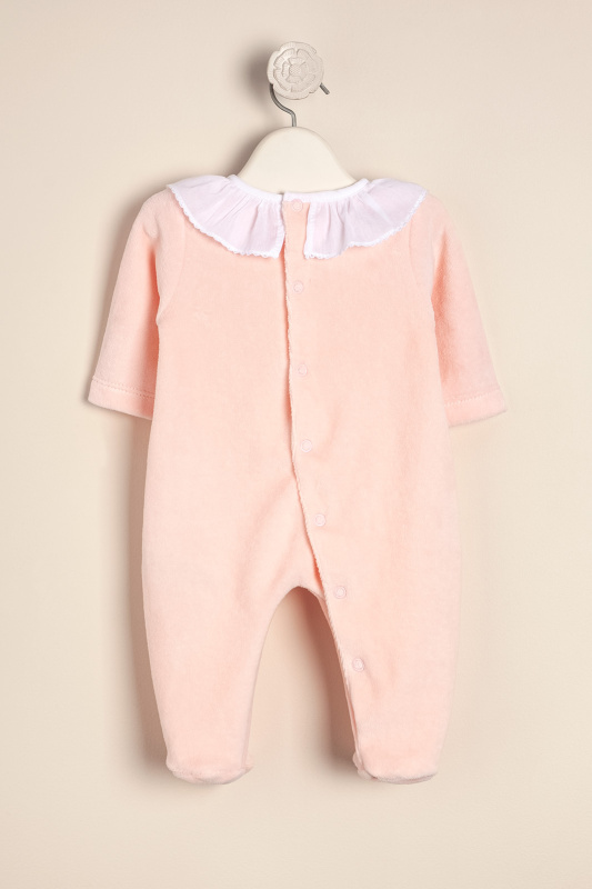 enterito plush cuello bord oli rosa