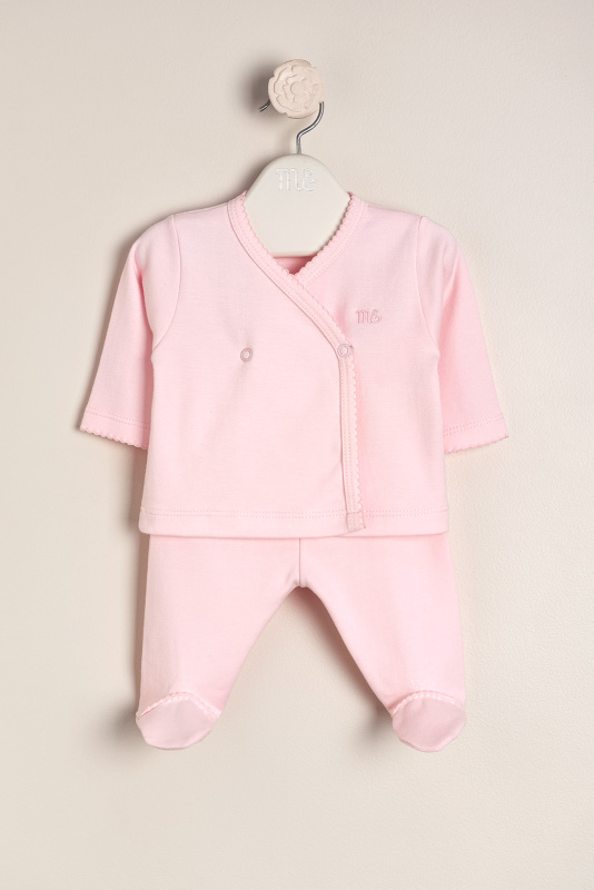 conjunto basico batita ranita rosa