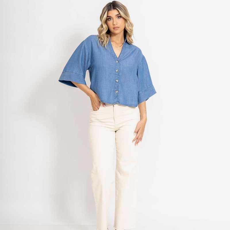 Camisa Jeans M3/4 Cod. 1250051