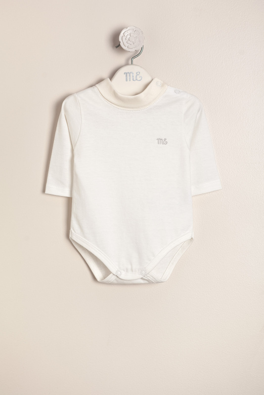 body alg polera media logo crudo