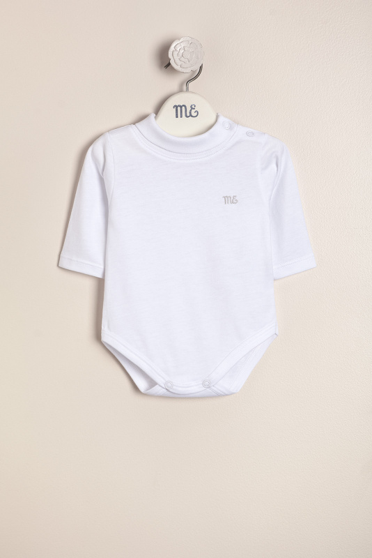 body alg polera media logo bl