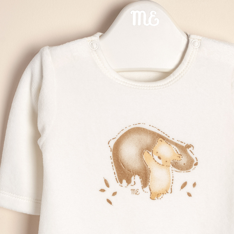 enterito plush abrazo de oso crudo