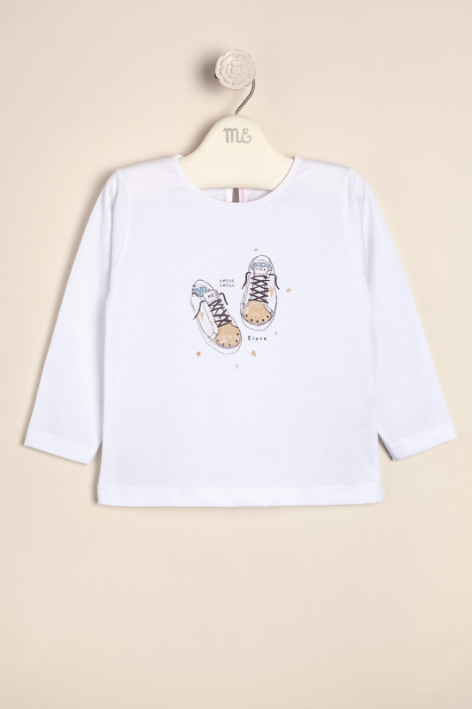 remera estamp zapatillas bl