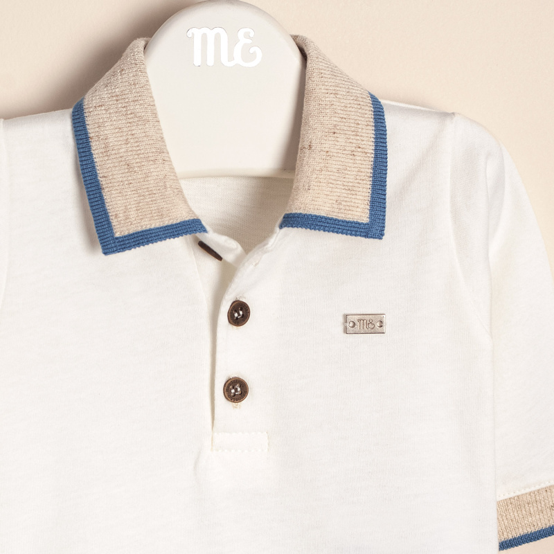 body polito cuello tejido agus crudo