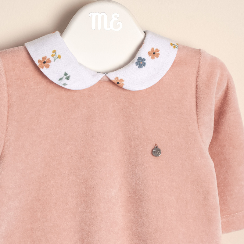 enterito de plush cuello petit rosa