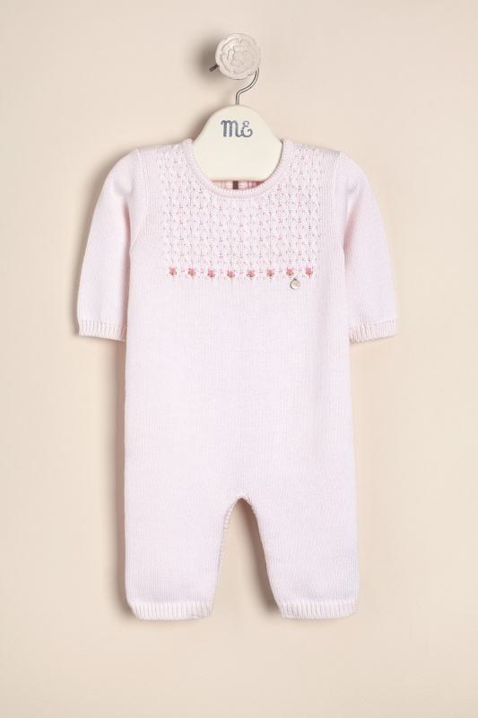 enterito de algodon bord rosa