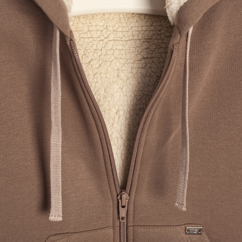 campera forrada corderito ciro vison