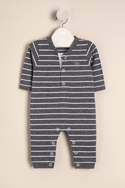 enterito rayado louis gris/bco