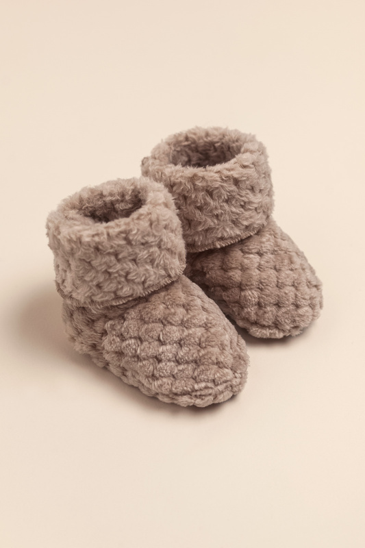 botitas de pielcita flex vison