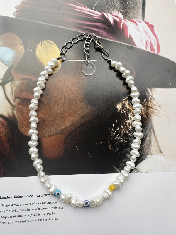 Collar Manifesto Perlas