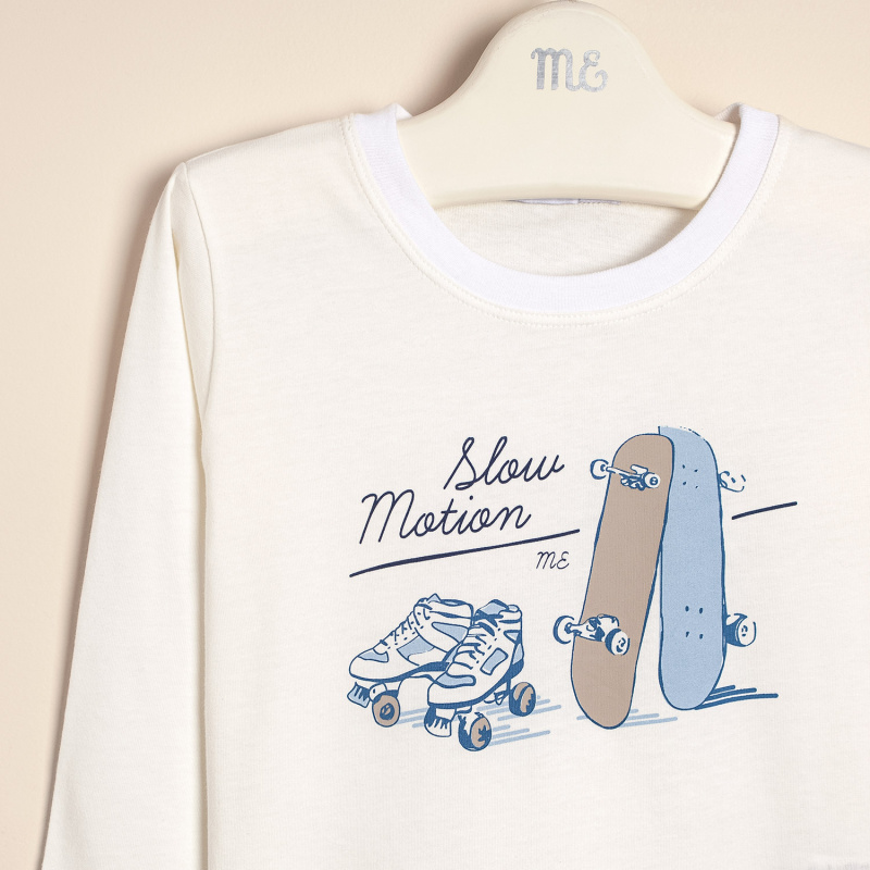 remera alg estamp patineta crudo