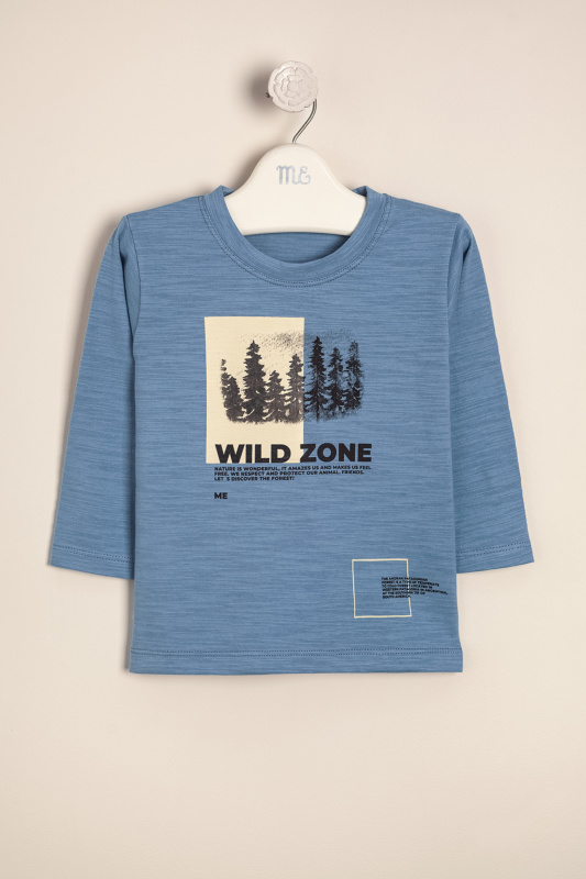 remera flame estamp nature aero