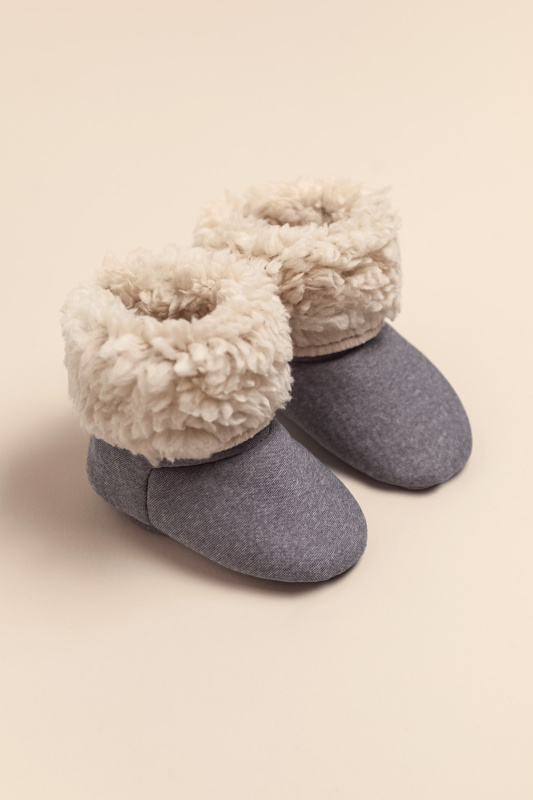 botitas con pielcita winther gris
