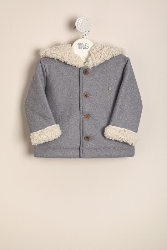 campera con pielcita winter gris