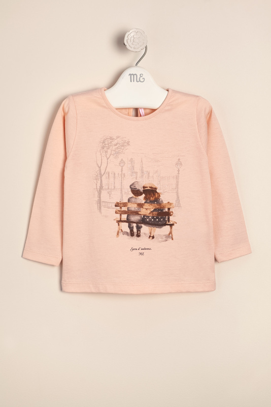 remera estamp place concorde rosa