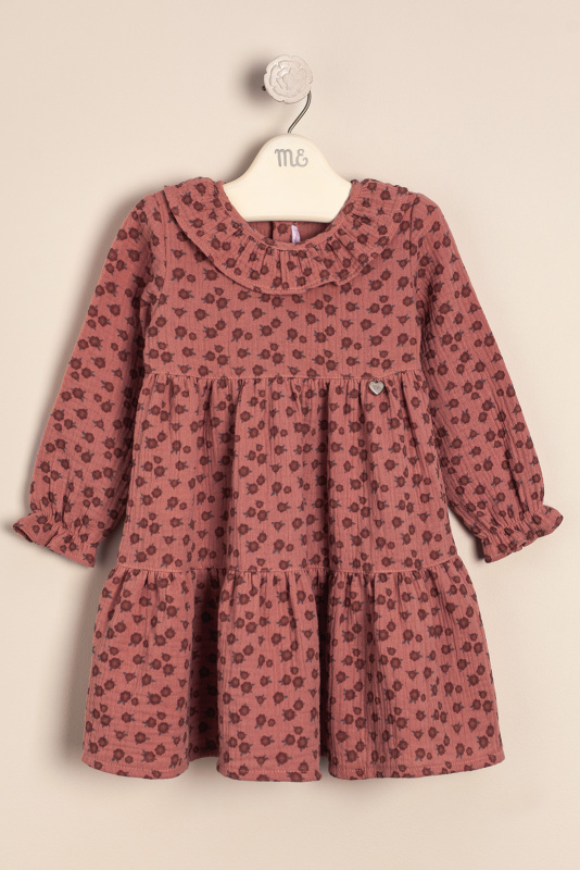 vestido de gasa doble estamp exclusivo jazmin