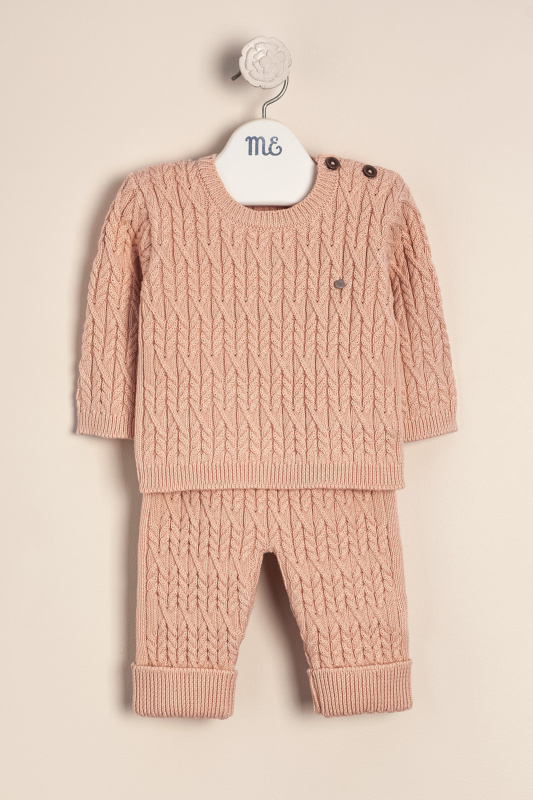 conjunto con trenzas braids rosa