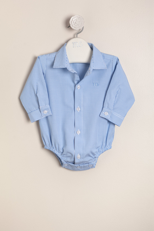 body camisa rayado ricky bco/cel