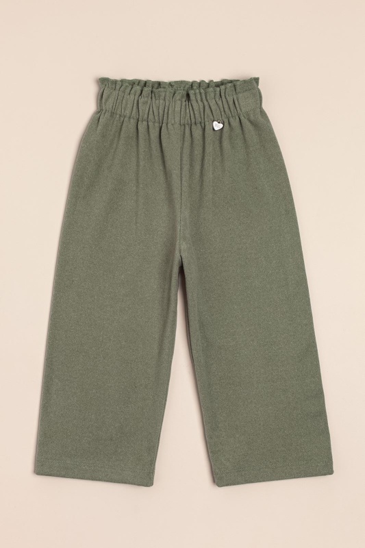 pantalon de fleece verde