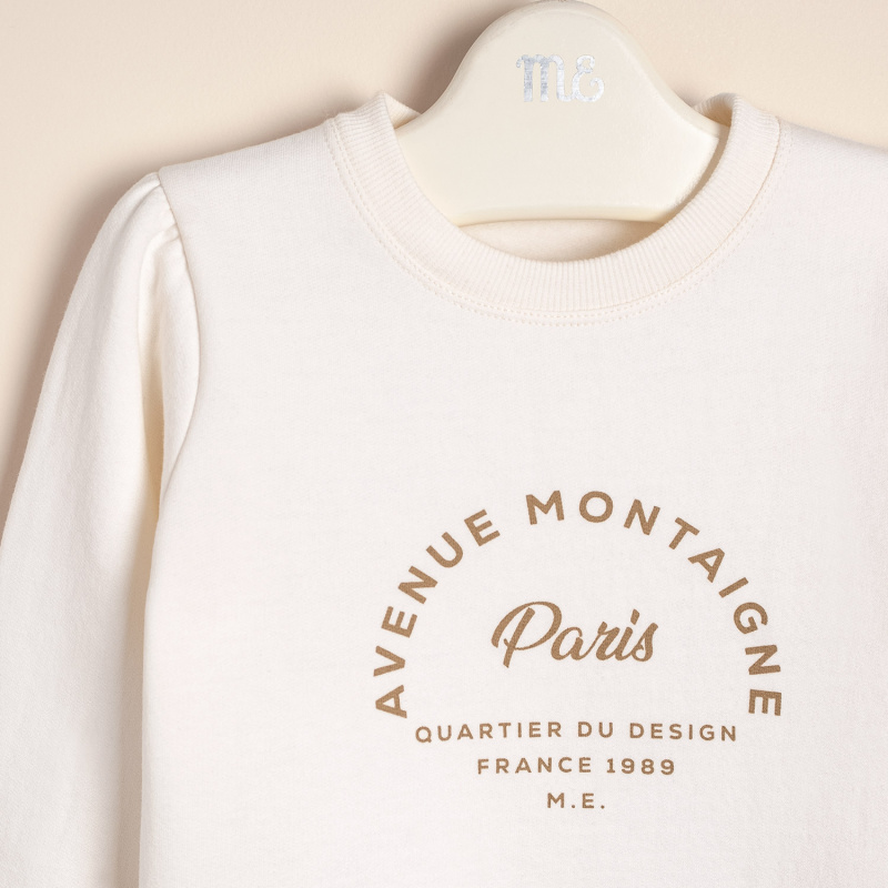 buzo frisa estamp paris off white