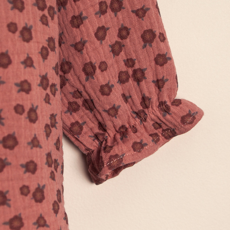 blusa de gasa estampado jazmin