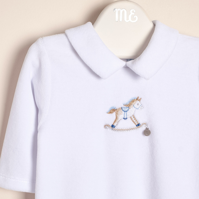 enterito plush bord rockin horse bco/cel