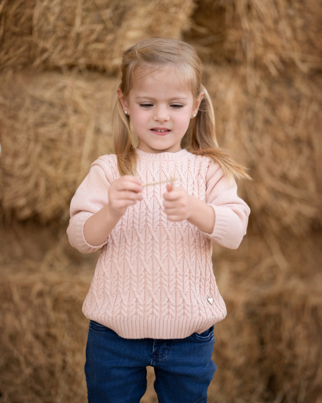 sweater trenzas rombos vita rosa