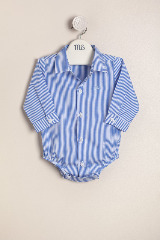 body camisa rayado donati bco/az