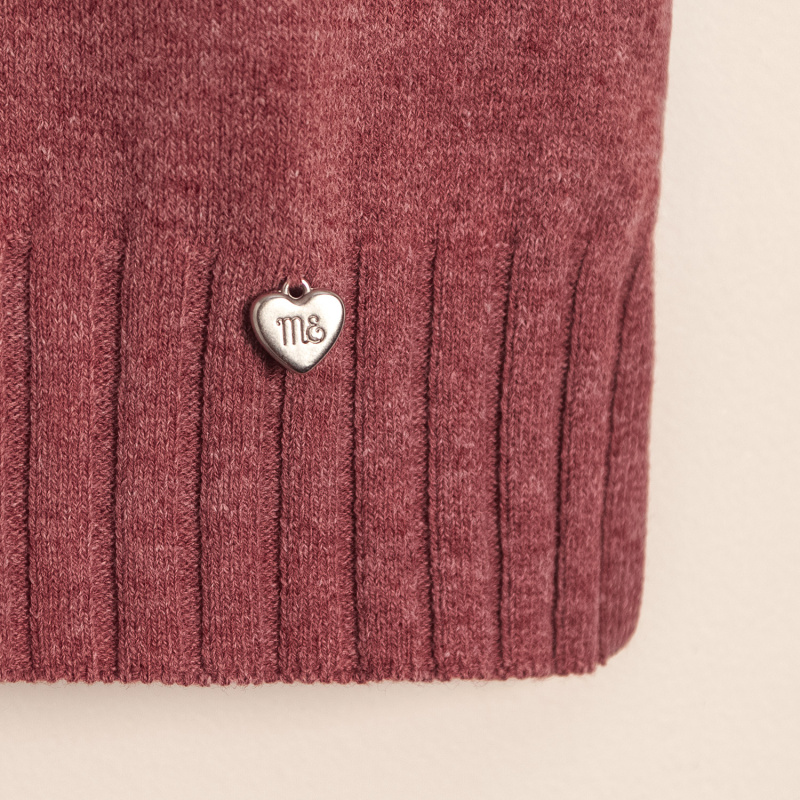 chaleco volado viole granate