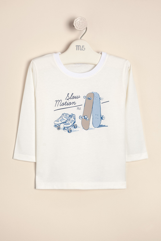 remera alg estamp patineta crudo