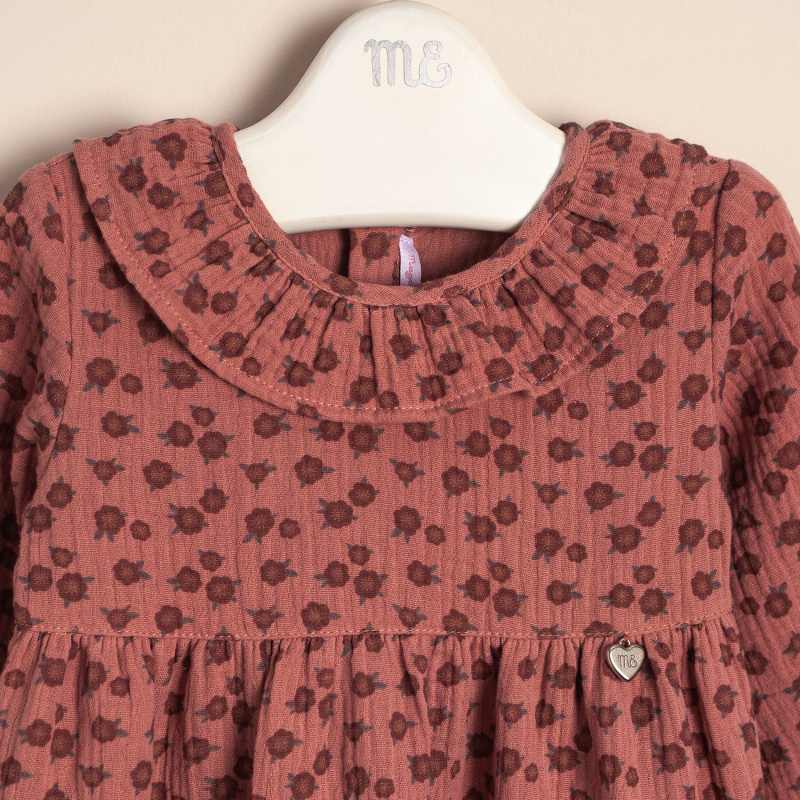 vestido de gasa doble estamp exclusivo jazmin