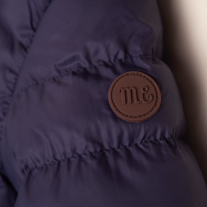 campera de microfibra forrado azul