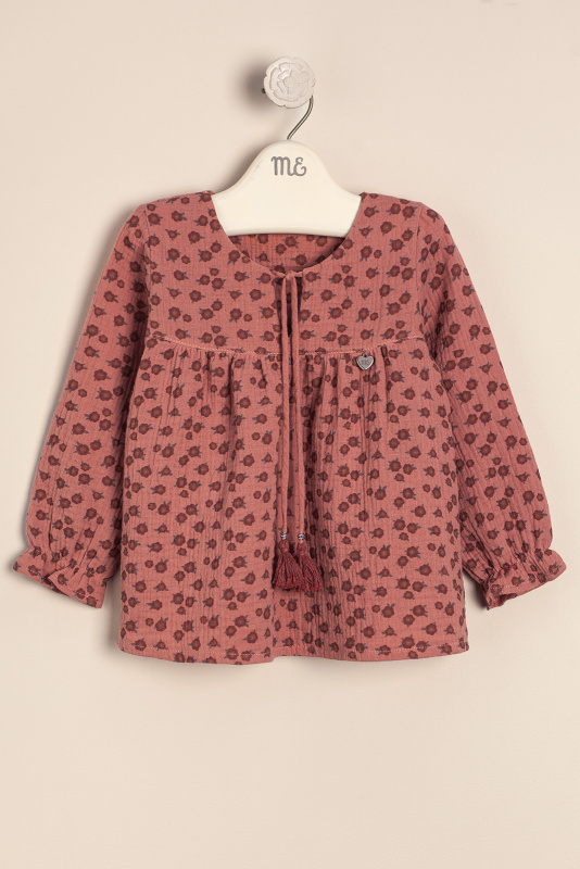 blusa de gasa estampado jazmin