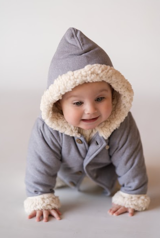 campera con pielcita winter gris