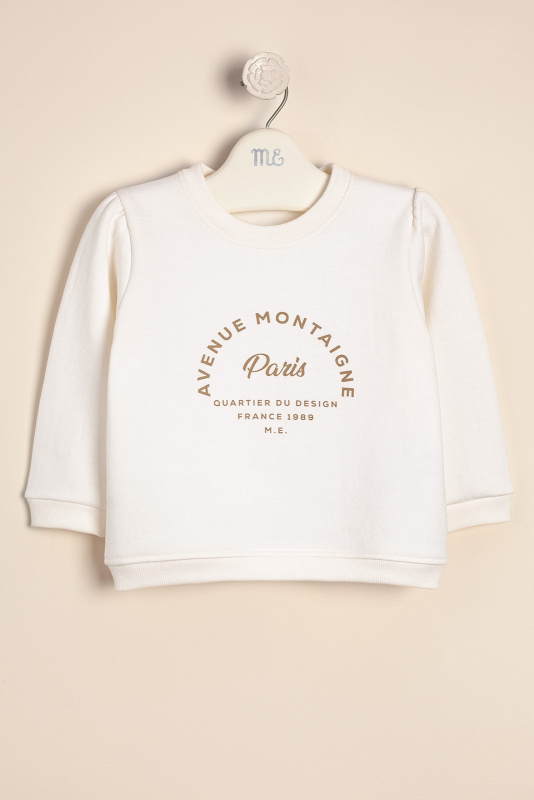 buzo frisa estamp paris off white