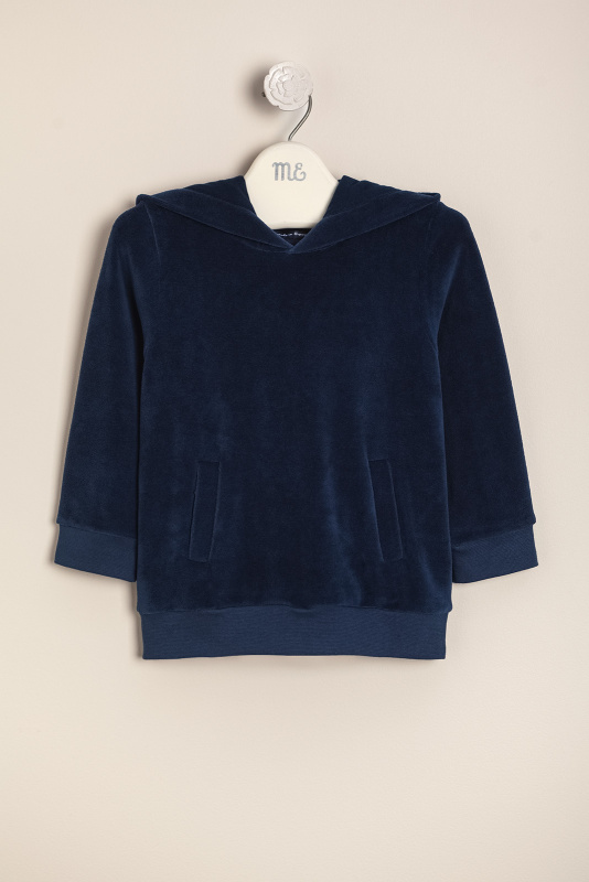 buzo de plush burdeos azul