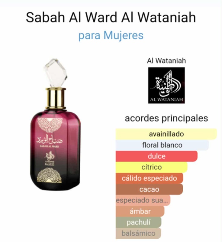 Perfume Sabah Al Ward Al Wataniah para mujer Perfume Sabah Al Ward Al Wataniah para mujer
