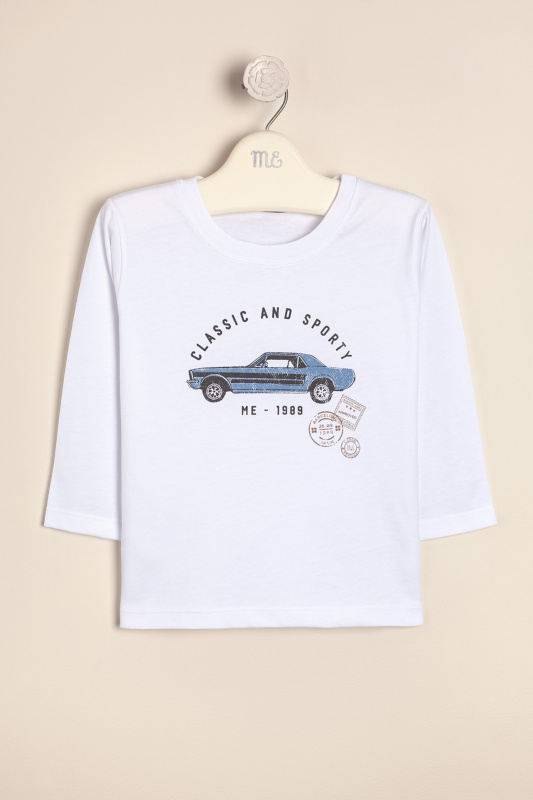 remera estamp clasic and sporty bl