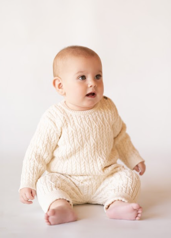 conjunto con trenzas braids crudo