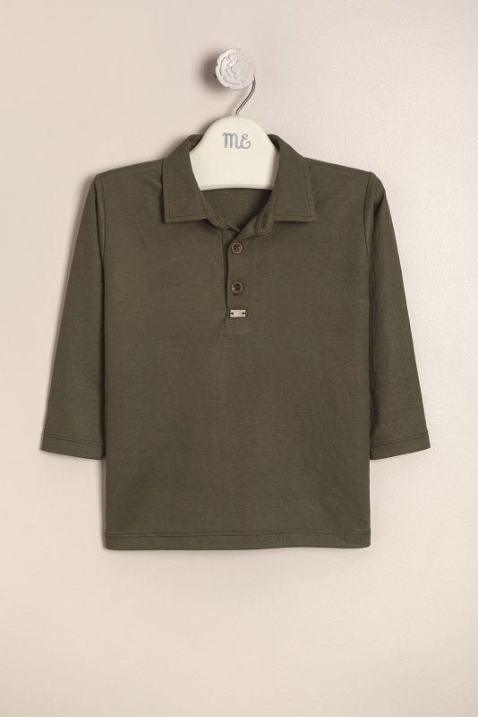 remera polito de pique noah verde