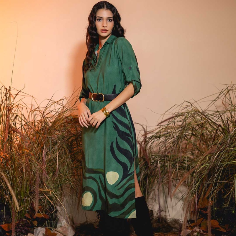 Vestido Camisero M3/4 Cod. 225048