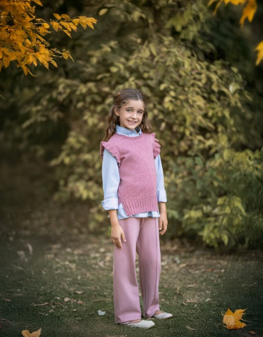 chaleco volado viole granate